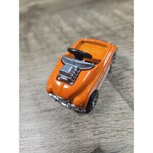 Hot Wheels Pedal Racer Mattel 1/64 Orange Diecast Toy Car 2014